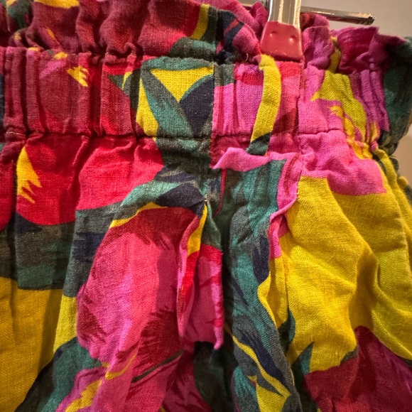 Zara Basic Colorful Ruffle Shorts - Picture 2 of 3